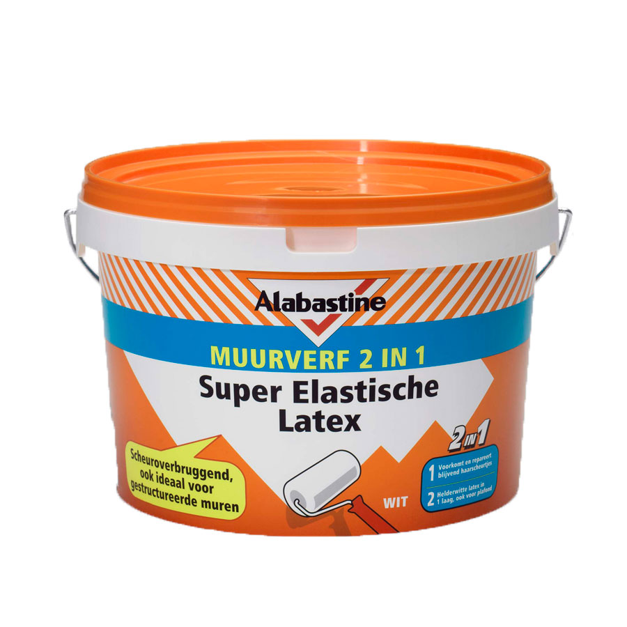 Muurverf2in1SuperElastischeLatex-emmer-Alabastine