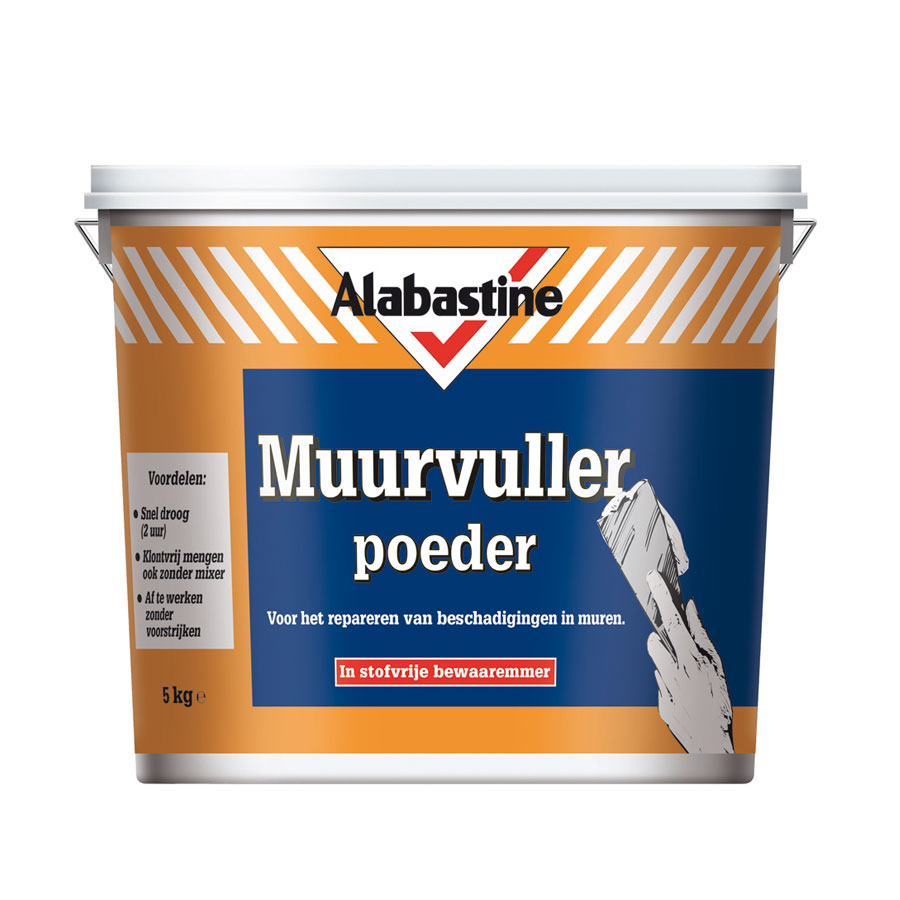 MuurvullerGroot-poederemmer5kg-Alabastine