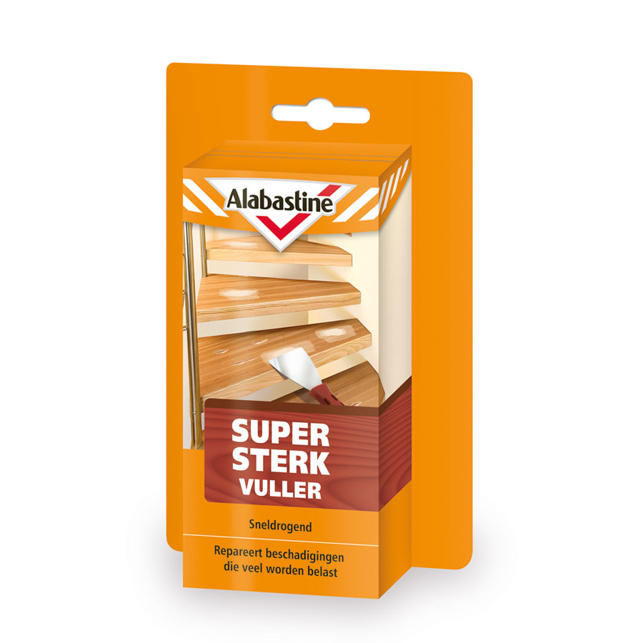 SupersterkVullerHout-blister200gr-Alabastine SupersterkVullerHout-blister200gr-Alabastine