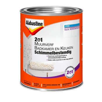 2in1 Muurverf Badkamer en Keuken Schimmelbestendig 1 L (8710839146009) Thumbnail