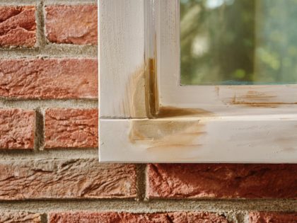 geschuurde houtrotreparatie kozijn Thumbnail