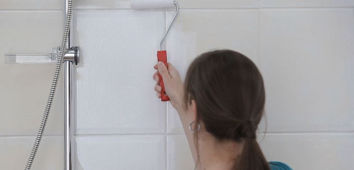 Warmwaterbestendige tegellak (2 komponenten) alabastine Tegels verven badkamer